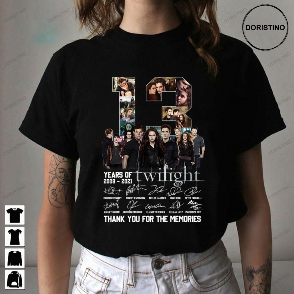 13 Years Of The Twilight Saga Signature Limited Edition T-shirts